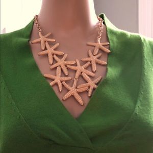 J. Crew Starfish Statement Necklace